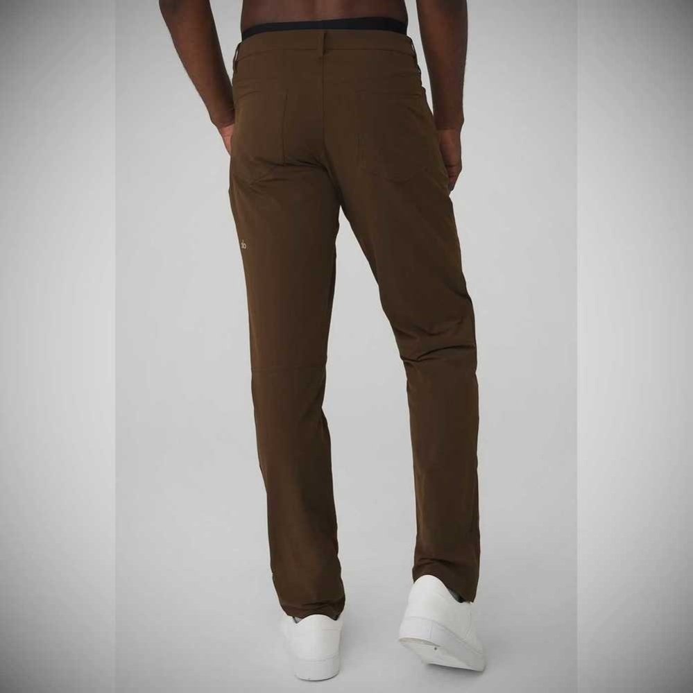 Alo Yoga Day and Night Hose Herren Kaffee | YOIJTS584