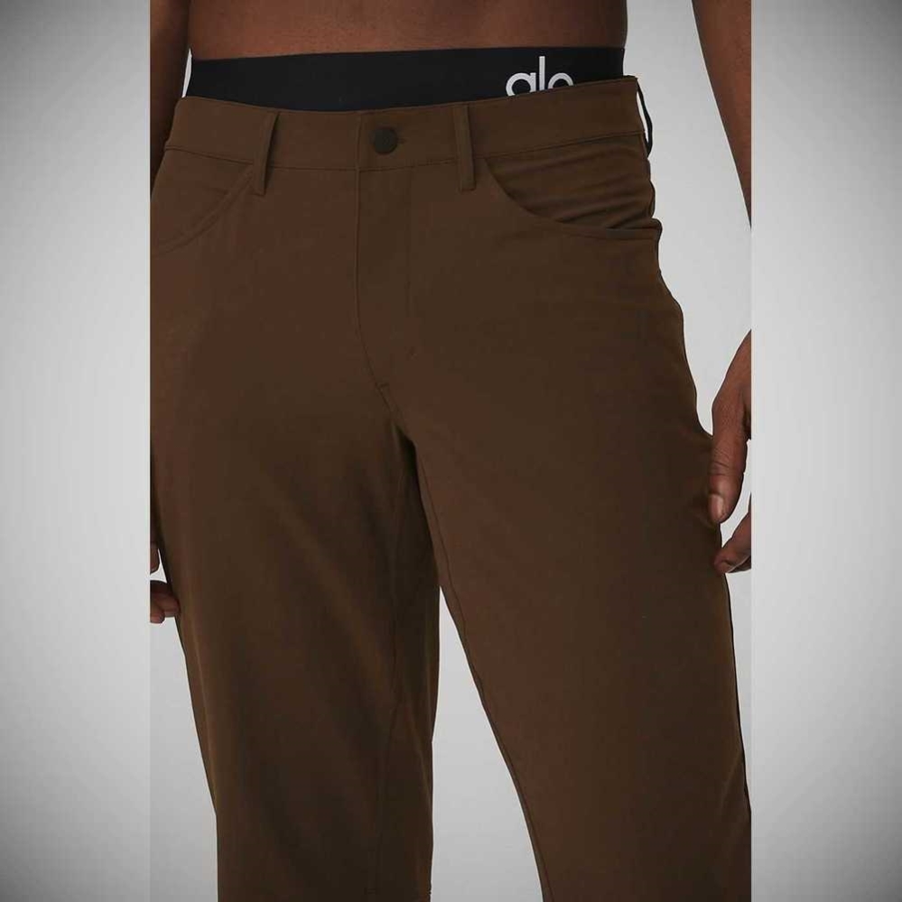 Alo Yoga Day and Night Hose Herren Kaffee | YOIJTS584