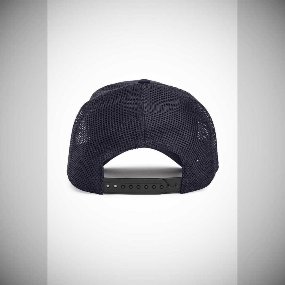 Alo Yoga District Trucker Hüte Damen Navy Weiß | HAIPXD378