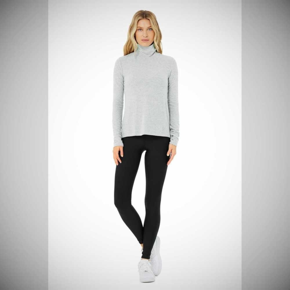 Alo Yoga Embrace Long Sleeve Damen Grau | UGVLMC470