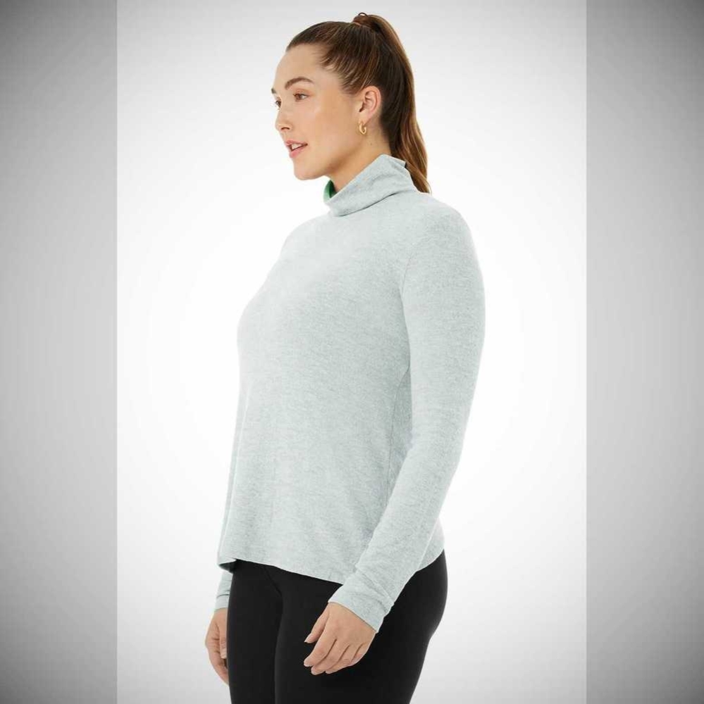 Alo Yoga Embrace Long Sleeve Damen Grau | UGVLMC470