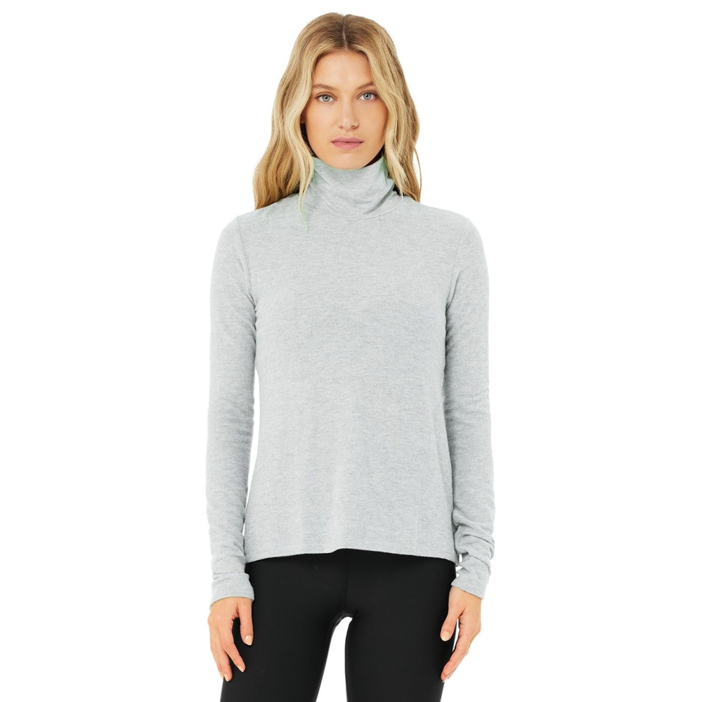 Alo Yoga Embrace Long Sleeve Damen Grau | UGVLMC470