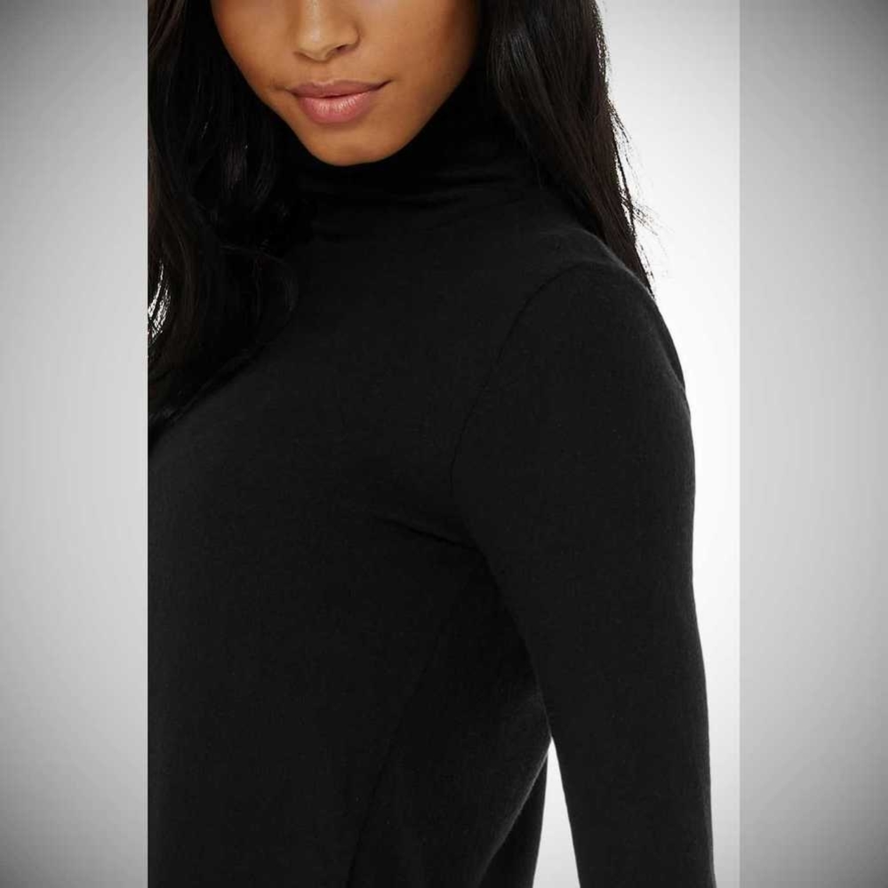 Alo Yoga Embrace Long Sleeve Damen Schwarz | YEBQNV405