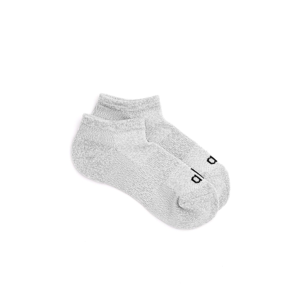 Alo Yoga Everyday Socken Damen Grau Schwarz | UHSPED194