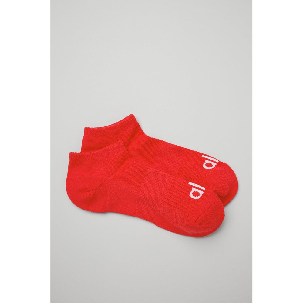 Alo Yoga Everyday Socken Damen Rot | UQPLNO268