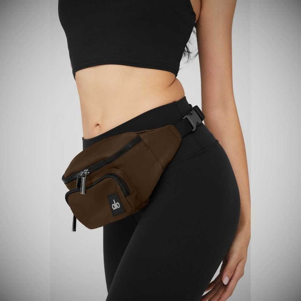 Alo Yoga Explorer Fanny Pack Tasche Damen Kaffee | GPSZEK423