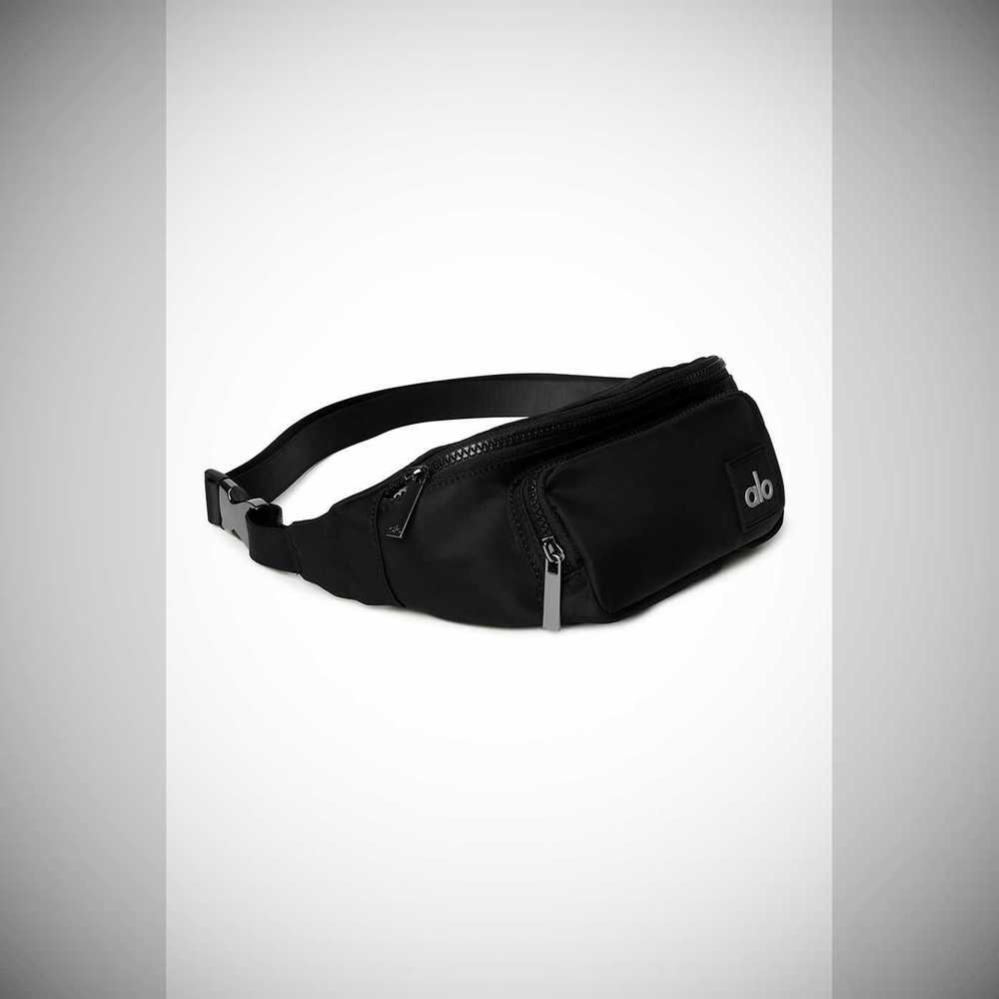 Alo Yoga Explorer Fanny Pack Tasche Damen Schwarz | MUHRSN240