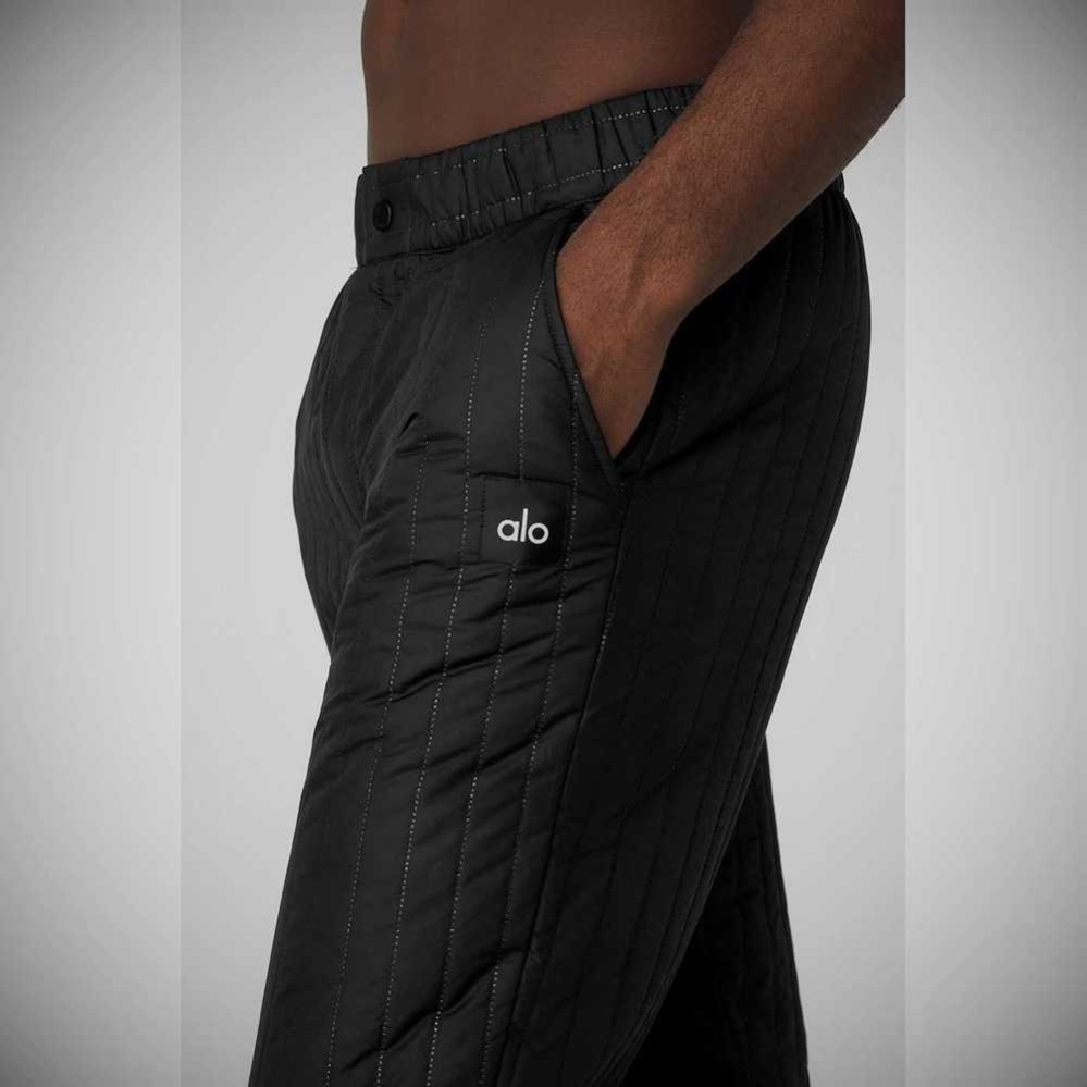 Alo Yoga Future Hose Herren Schwarz | UBQLSR672