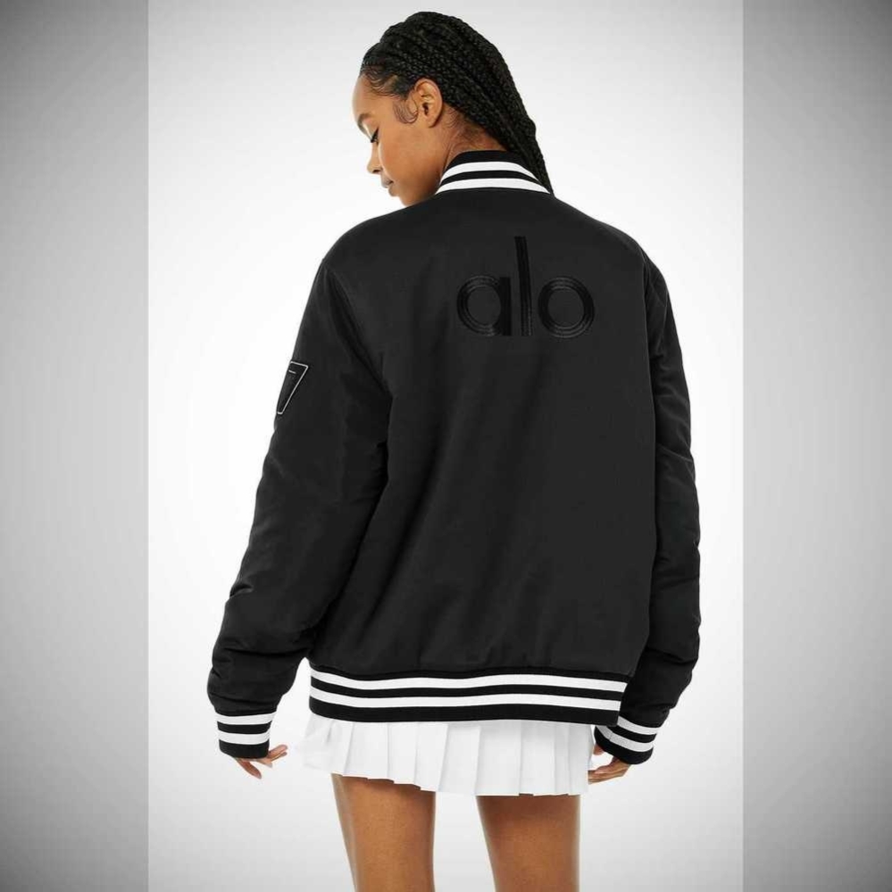 Alo Yoga G.O.A.T Jacke Damen Schwarz | KRDJTP715