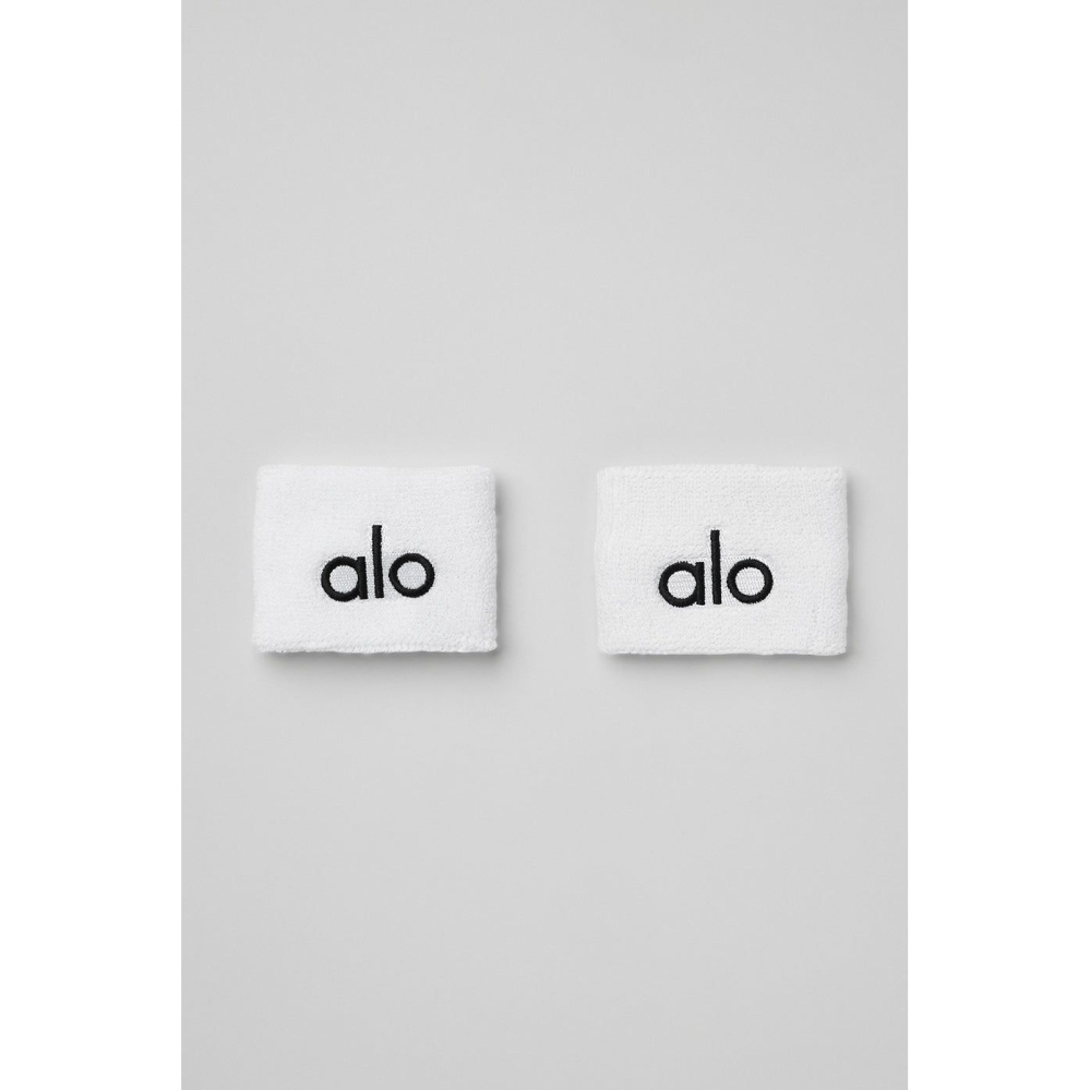 Alo Yoga Glow Wristband (2-Pack) Wristband Damen Weiß | ODENHB719