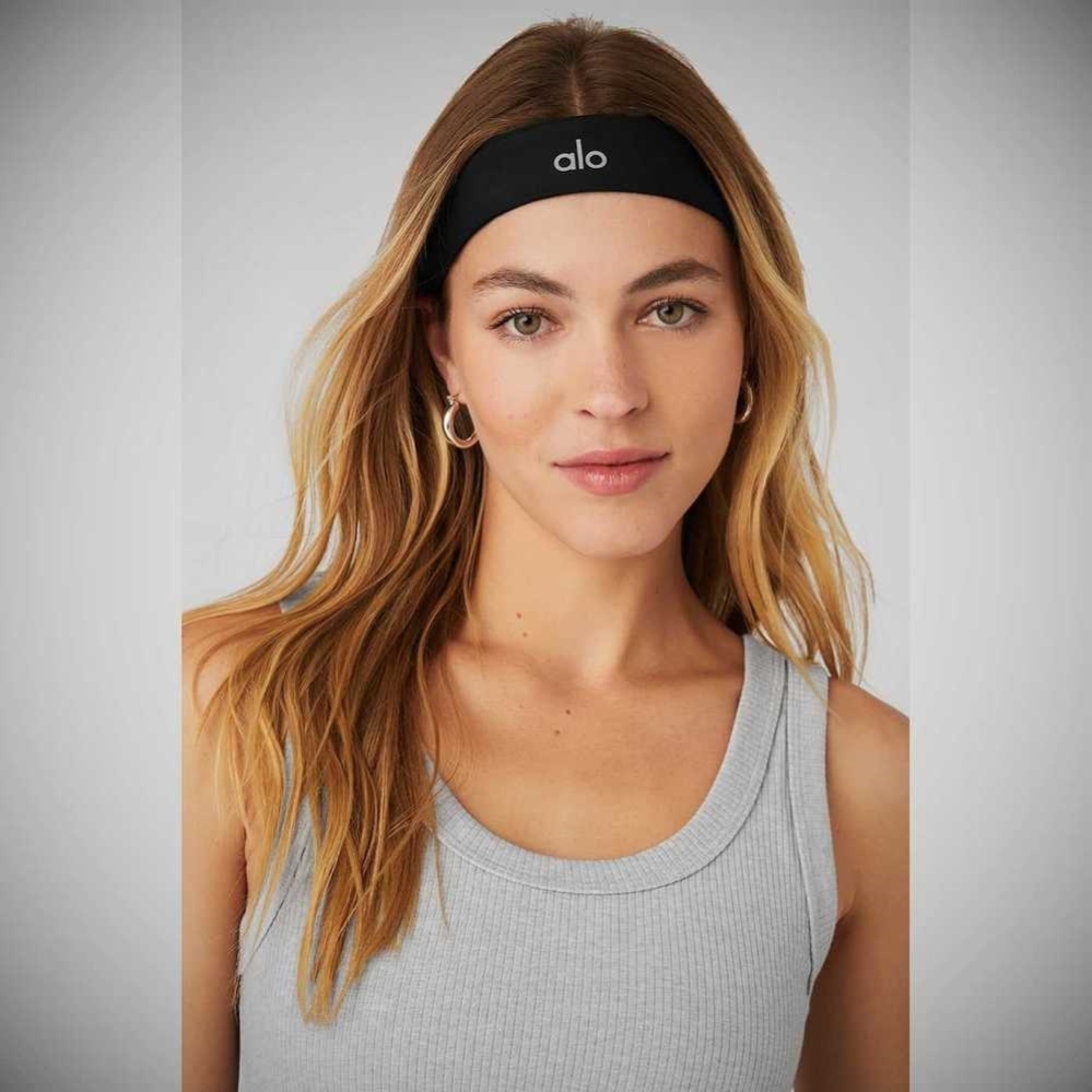 Alo Yoga Hero Stirnband Damen Schwarz | HMYINX476