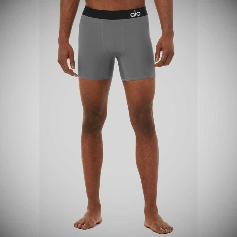 Alo Yoga Hero Underwear Unterwäsche Herren Grau | ZQIHTJ283