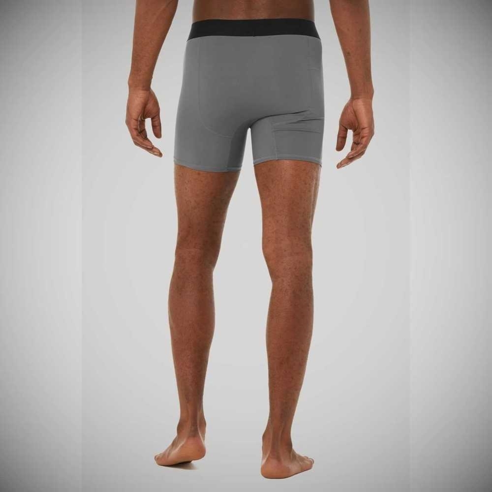 Alo Yoga Hero Underwear Unterwäsche Herren Grau | ZQIHTJ283