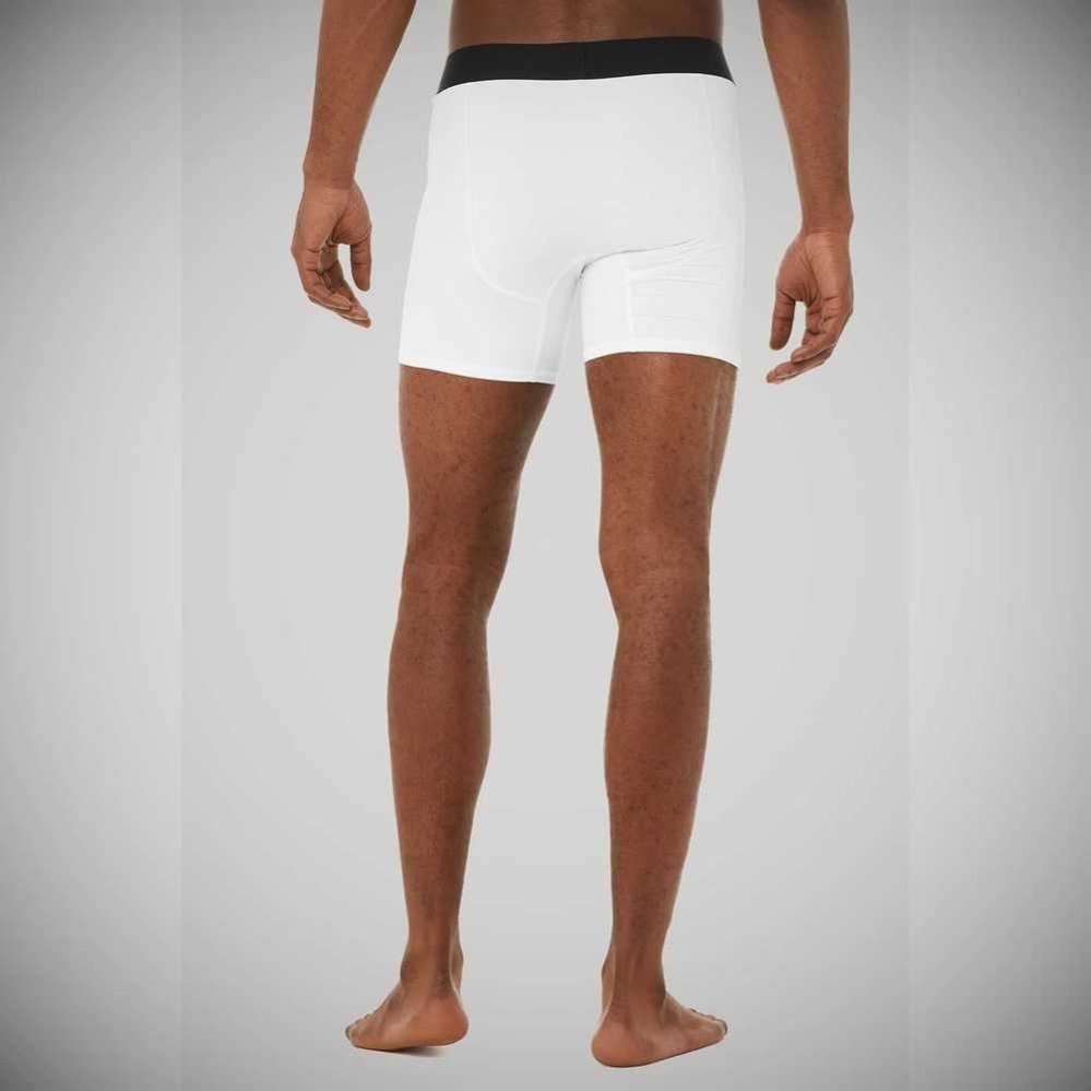 Alo Yoga Hero Underwear Unterwäsche Herren Weiß | ZVLNAU291