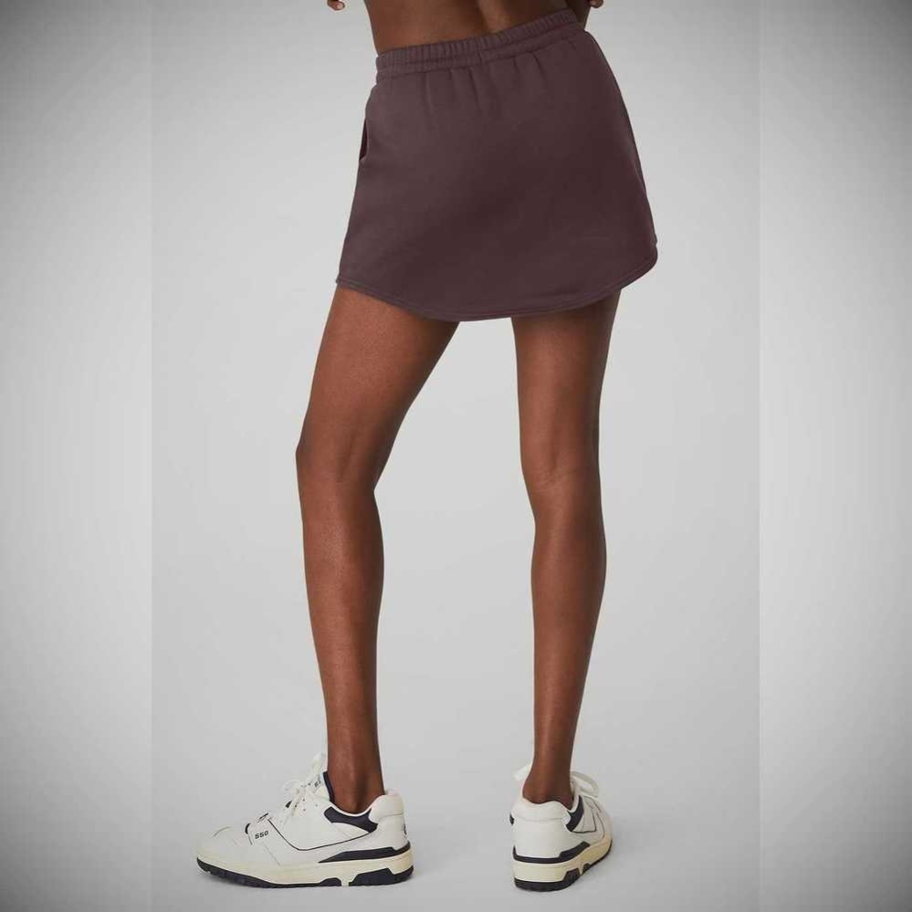 Alo Yoga High-Taille Accolade Röcke Damen Lila Grau | FMEWJY234