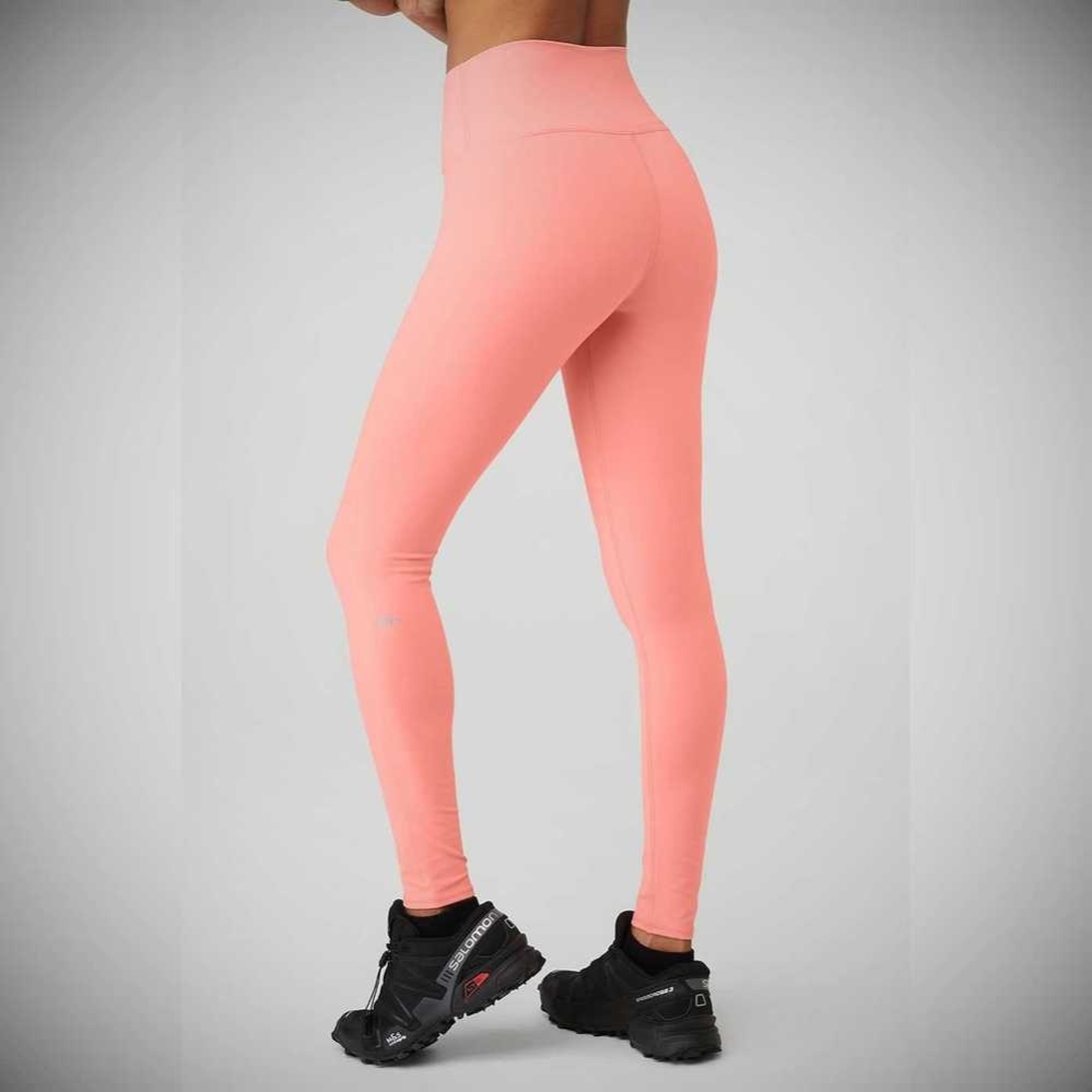 Alo Yoga High-Taille Airbrush Leggings Damen Rosa | YTLZFX602