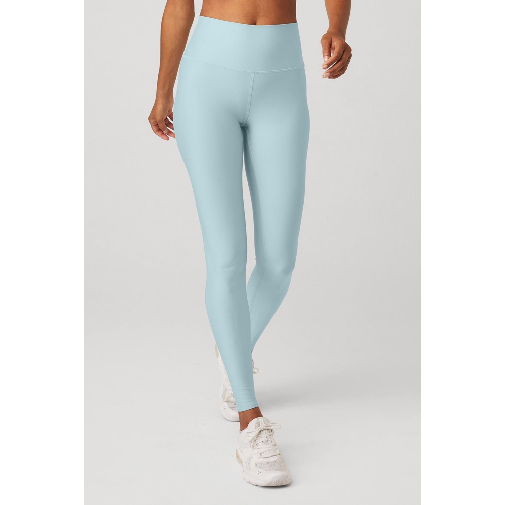 Alo Yoga High-Taille Airlift Leggings Damen Blau | CAEDZP896