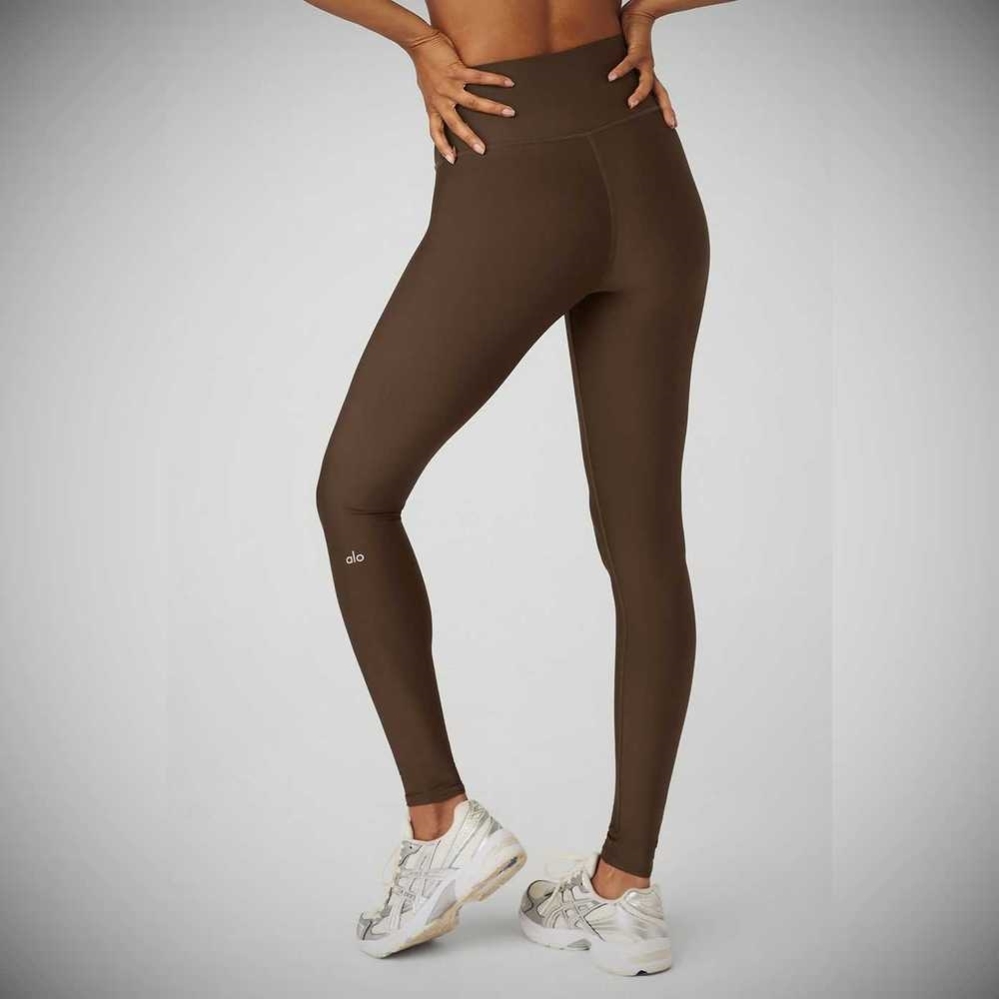 Alo Yoga High-Taille Airlift Leggings Damen Kaffee | CMIVZO805