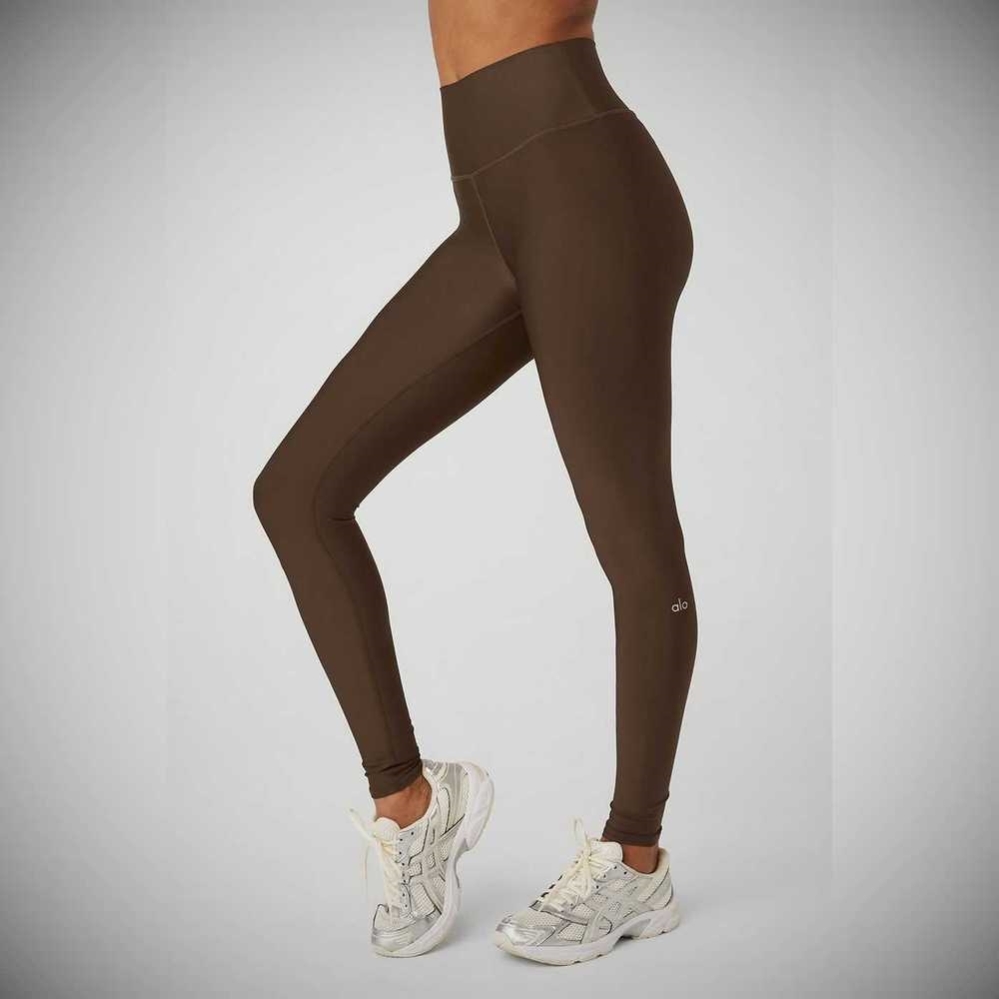 Alo Yoga High-Taille Airlift Leggings Damen Kaffee | CMIVZO805