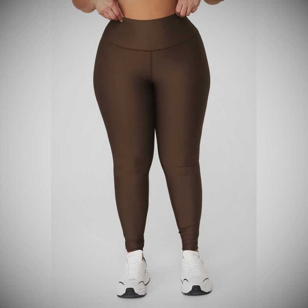 Alo Yoga High-Taille Airlift Leggings Damen Kaffee | CMIVZO805