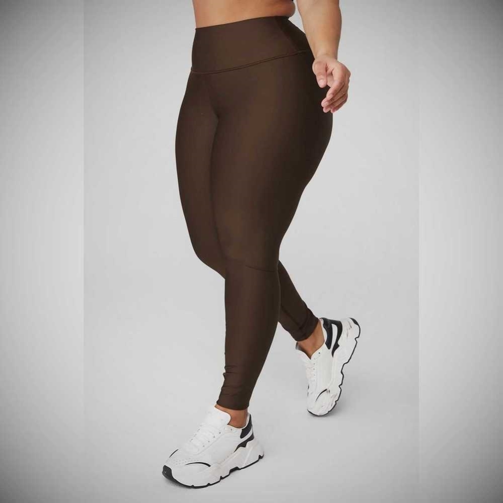 Alo Yoga High-Taille Airlift Leggings Damen Kaffee | CMIVZO805