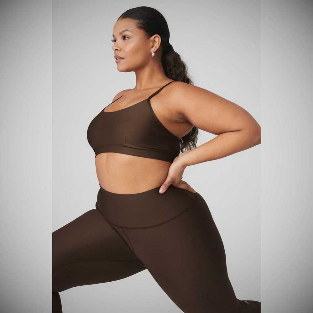 Alo Yoga High-Taille Airlift Leggings Damen Kaffee | CMIVZO805