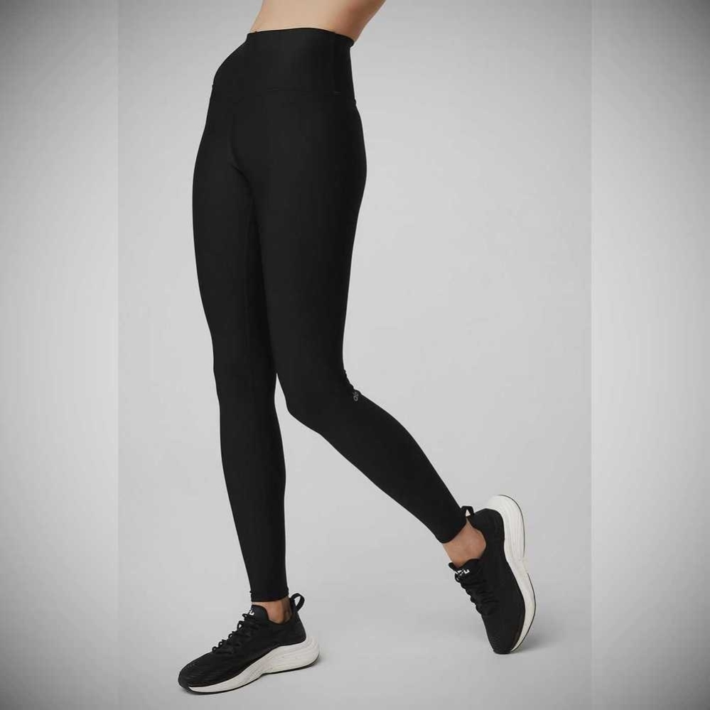 Alo Yoga High-Taille Airlift Leggings Damen Schwarz | FYJGXT438