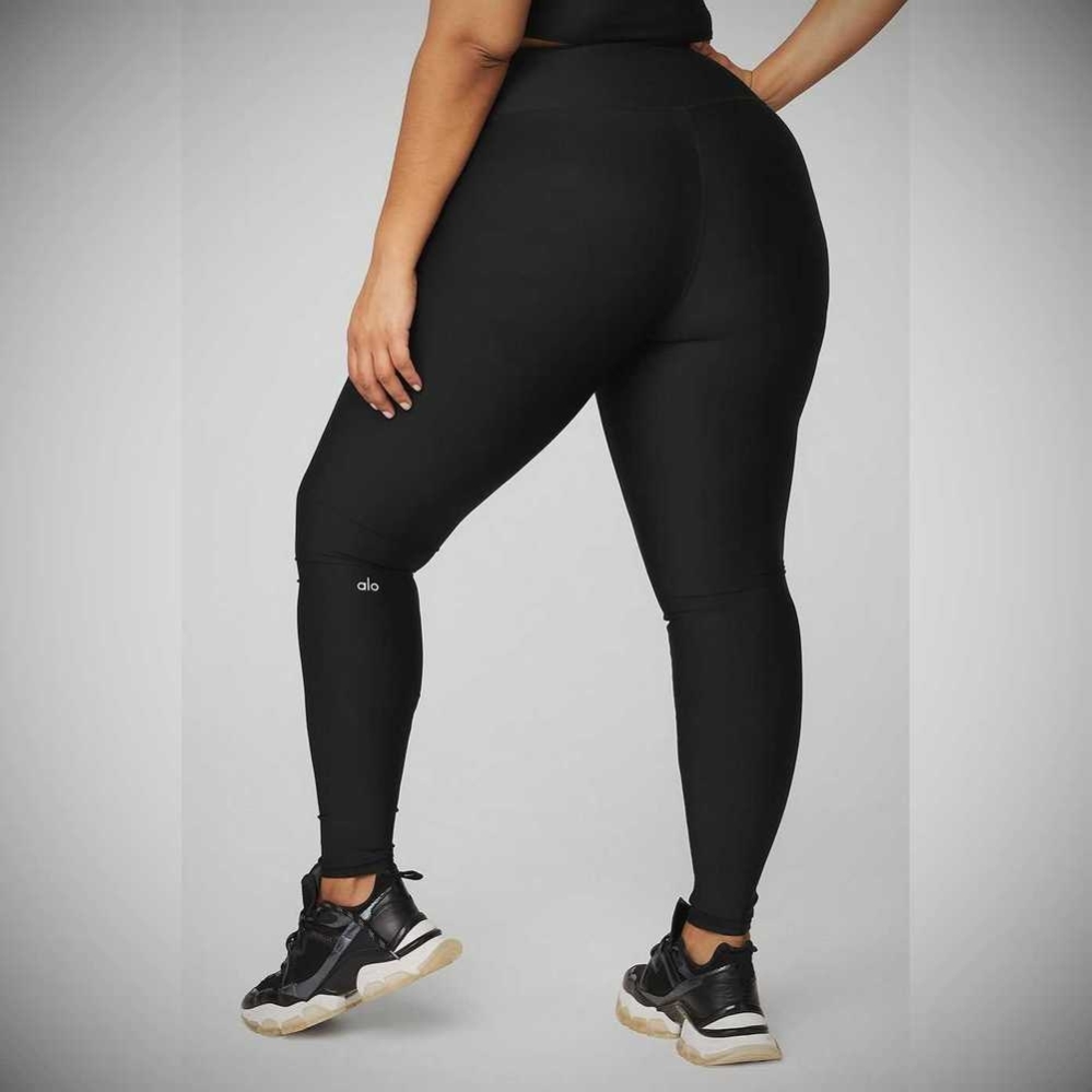 Alo Yoga High-Taille Airlift Leggings Damen Schwarz | FYJGXT438