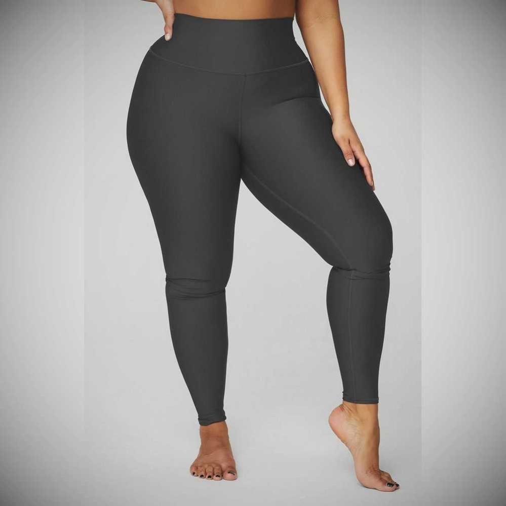 Alo Yoga High-Taille Airlift Leggings Damen Grau | HJQFZK324