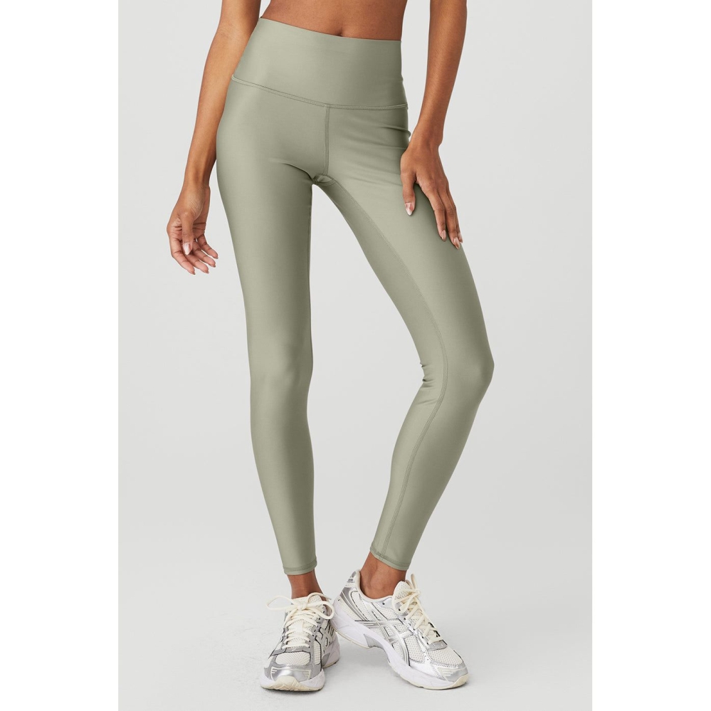 Alo Yoga High-Taille Airlift Leggings Damen Grau | TUVZIG624