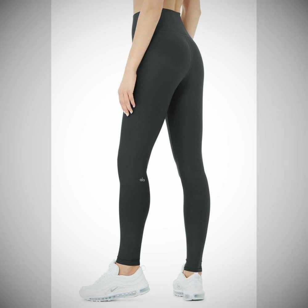 Alo Yoga High-Taille Airlift Leggings Damen Grau | VMPEAR752