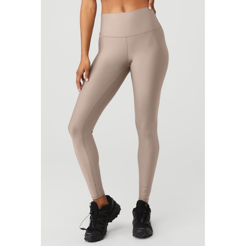 Alo Yoga High-Taille Airlift Leggings Damen Grau Braun | VUBNWY185