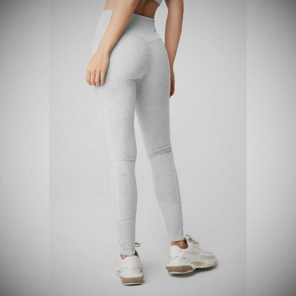 Alo Yoga High-Taille Alosoft Lounge Leggings Damen Grau | GICYNJ570