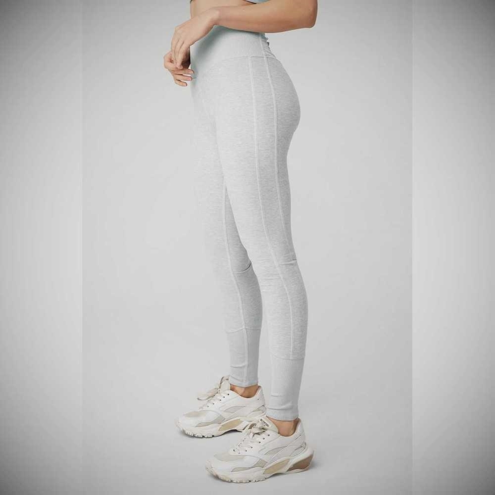 Alo Yoga High-Taille Alosoft Lounge Leggings Damen Grau | GICYNJ570