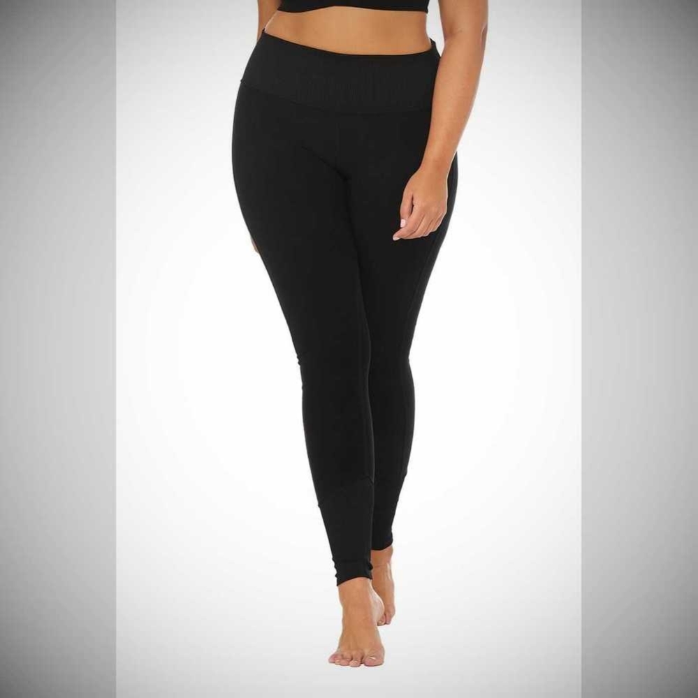 Alo Yoga High-Taille Alosoft Lounge Leggings Damen Schwarz | VOLDFI125