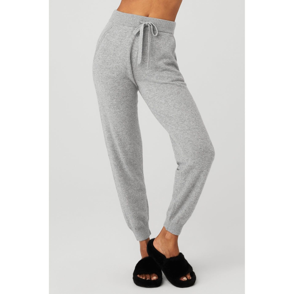 Alo Yoga High-Taille Cashmere Jet Set Hose Damen Grau | LBFEMY845