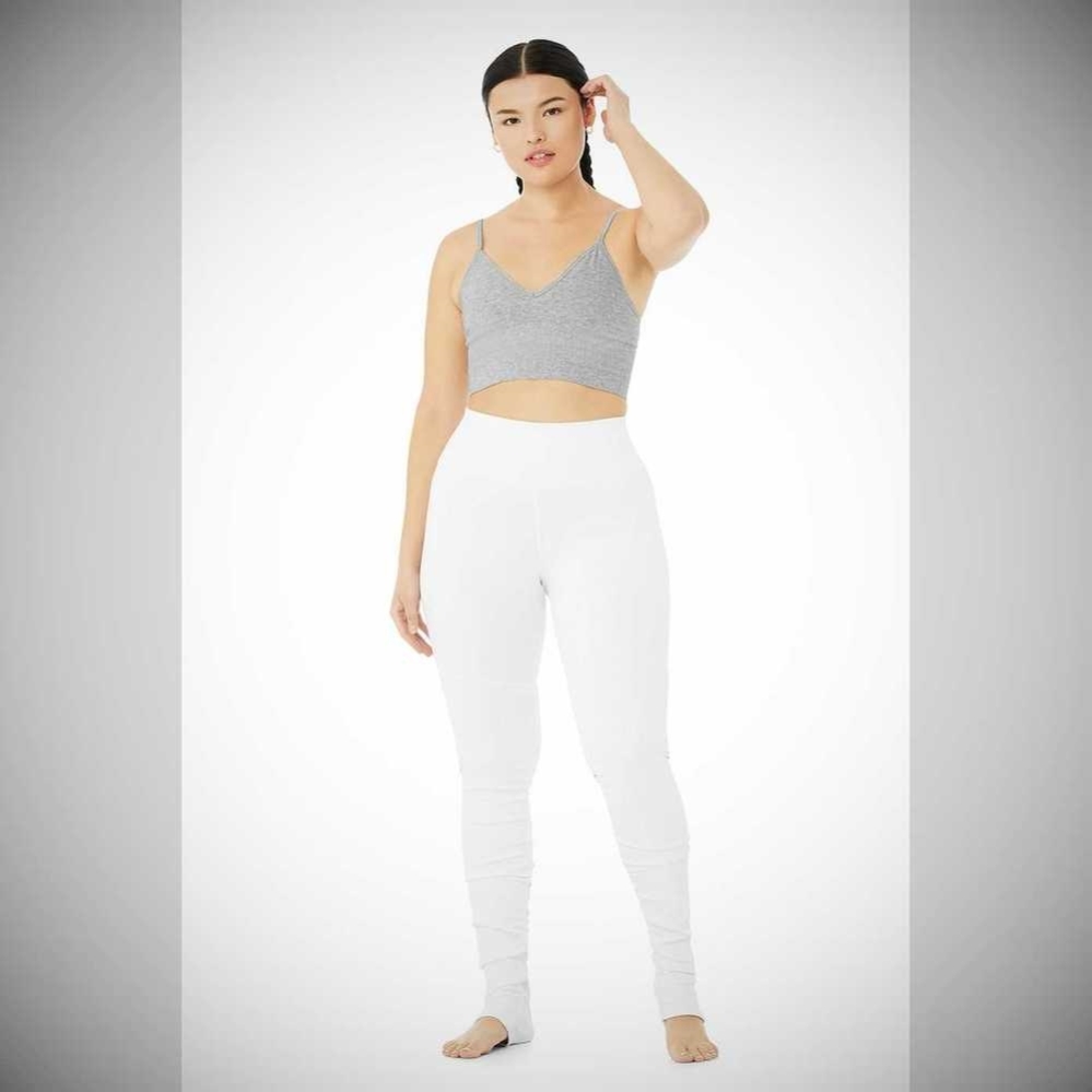 Alo Yoga High-Taille Goddess Leggings Damen Weiß | DEZJNY297