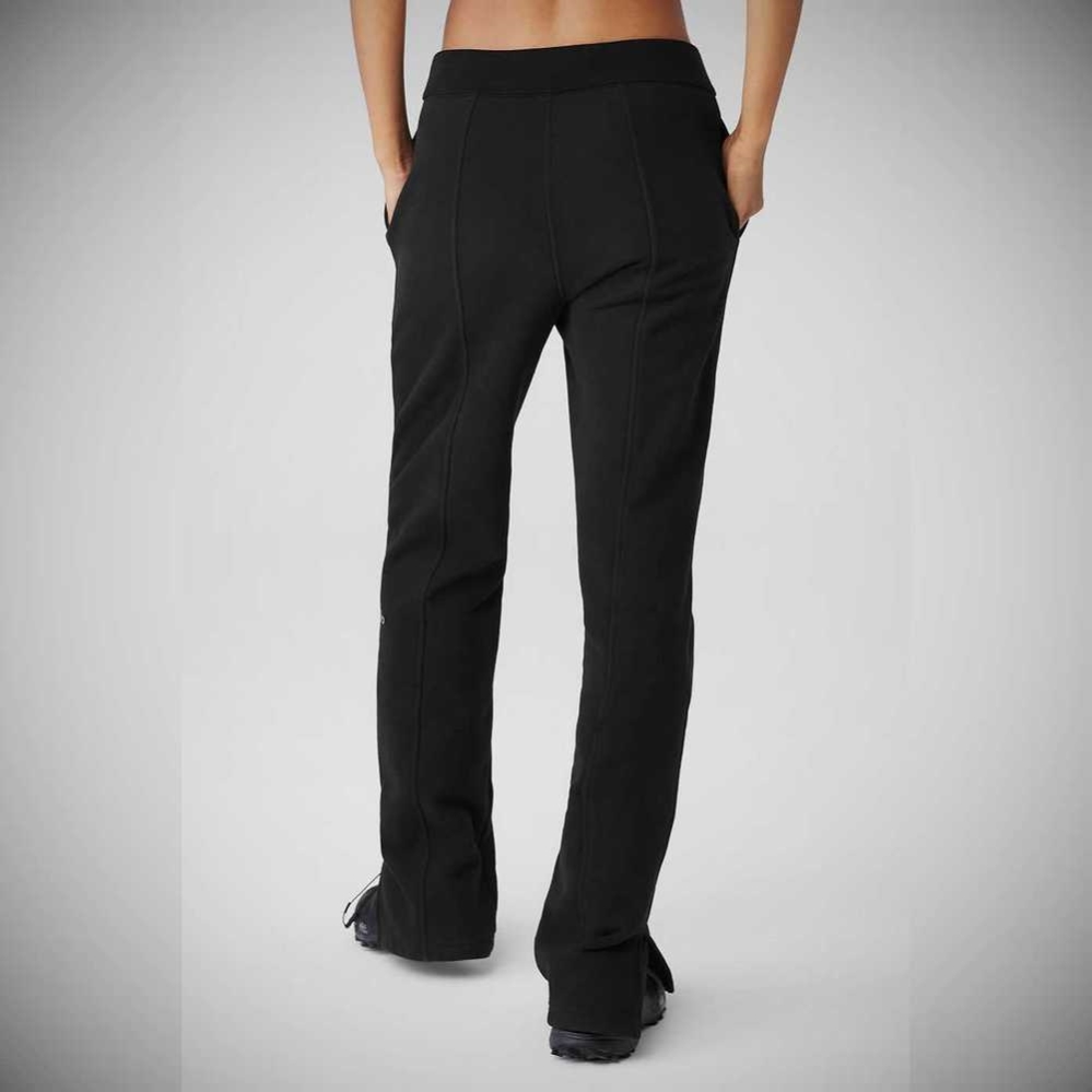 Alo Yoga High-Taille Offline Gerade Leg Sweathose Damen Schwarz | MUKQHA187