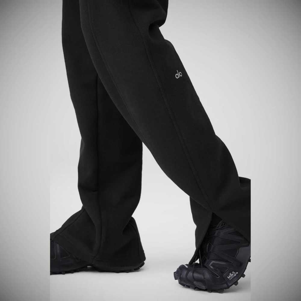 Alo Yoga High-Taille Offline Gerade Leg Sweathose Damen Schwarz | MUKQHA187