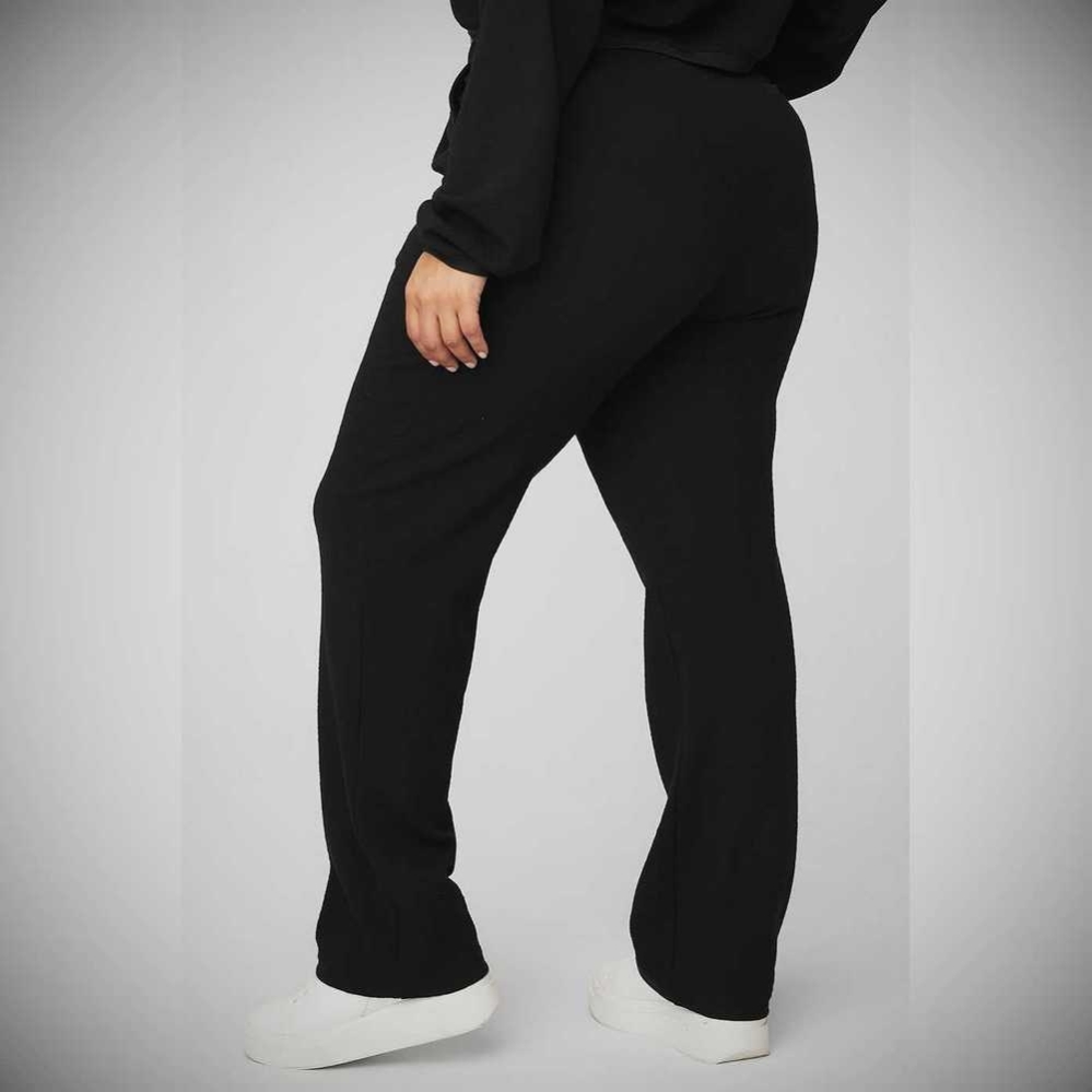 Alo Yoga High-Taille Tailored Sweathose Damen Schwarz | MQPIEY201