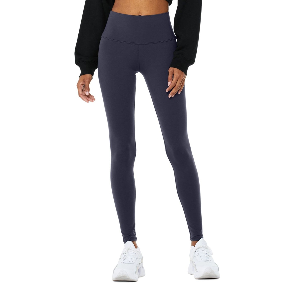 Alo Yoga High-Taille Winter Warmth Plush Leggings Damen Navy | CQBESI183