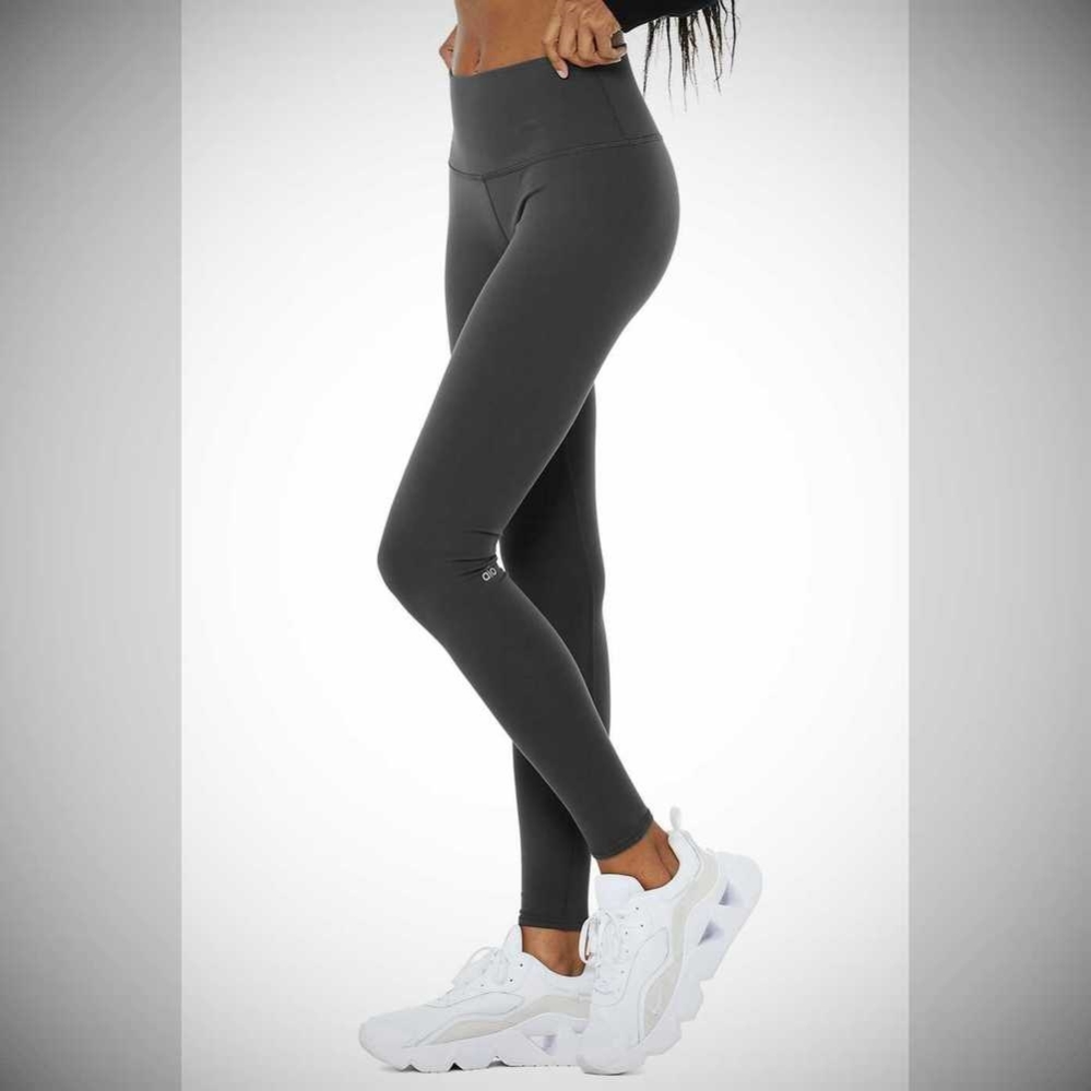 Alo Yoga High-Taille Winter Warmth Plush Leggings Damen Grau | YMWZGL986