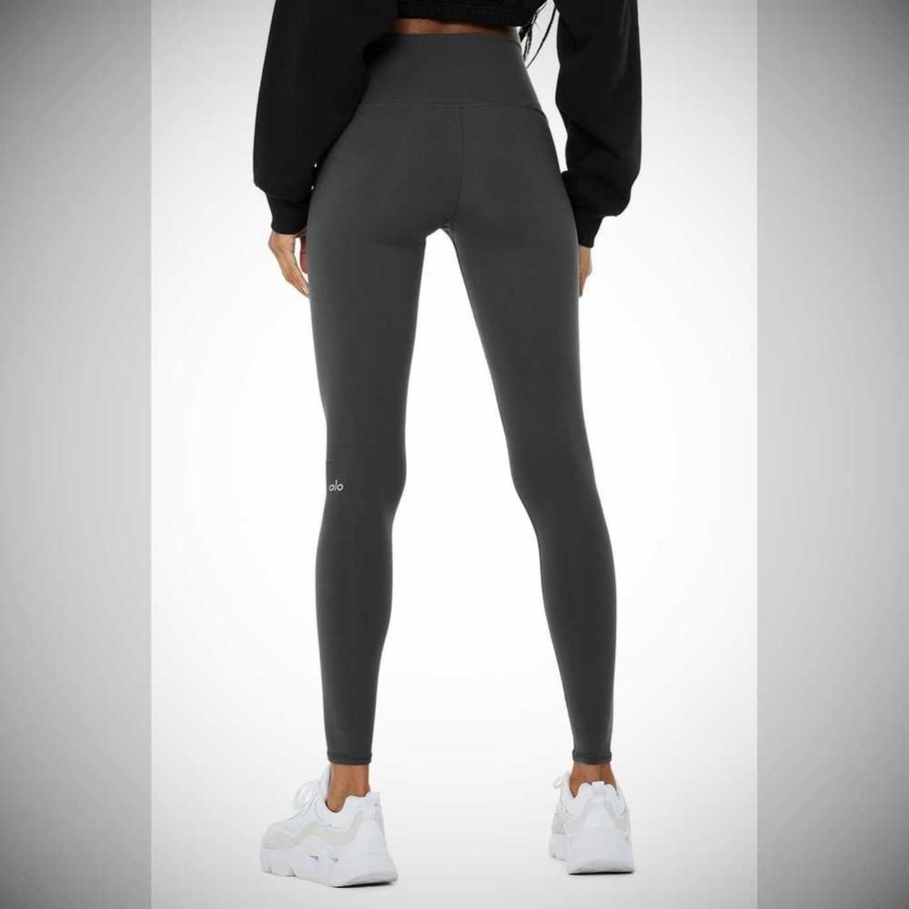 Alo Yoga High-Taille Winter Warmth Plush Leggings Damen Grau | YMWZGL986