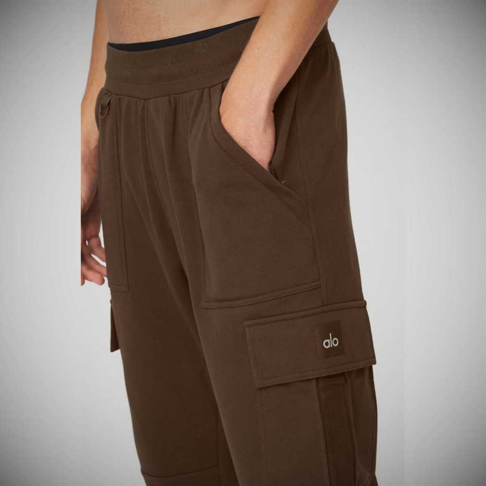 Alo Yoga Highline Cargo Hose Herren Kaffee | VSJTUO389