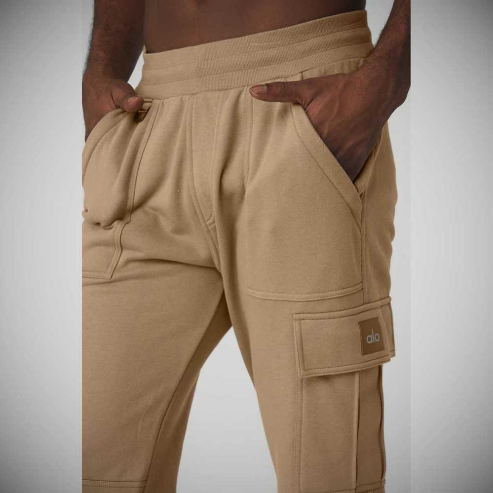 Alo Yoga Highline Cargo Sweathose Herren Braun | FHRQOC468