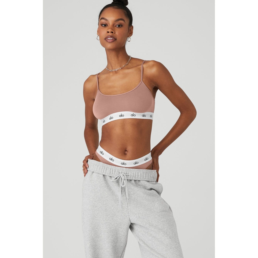 Alo Yoga Icon Cami BHs Damen Smoky Quartz | APZIHV918