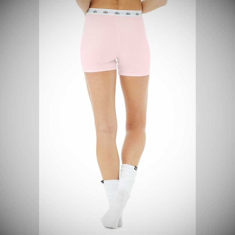 Alo Yoga Icon Gerippt Boy Unterwäsche Damen Rosa | RXYNFL215