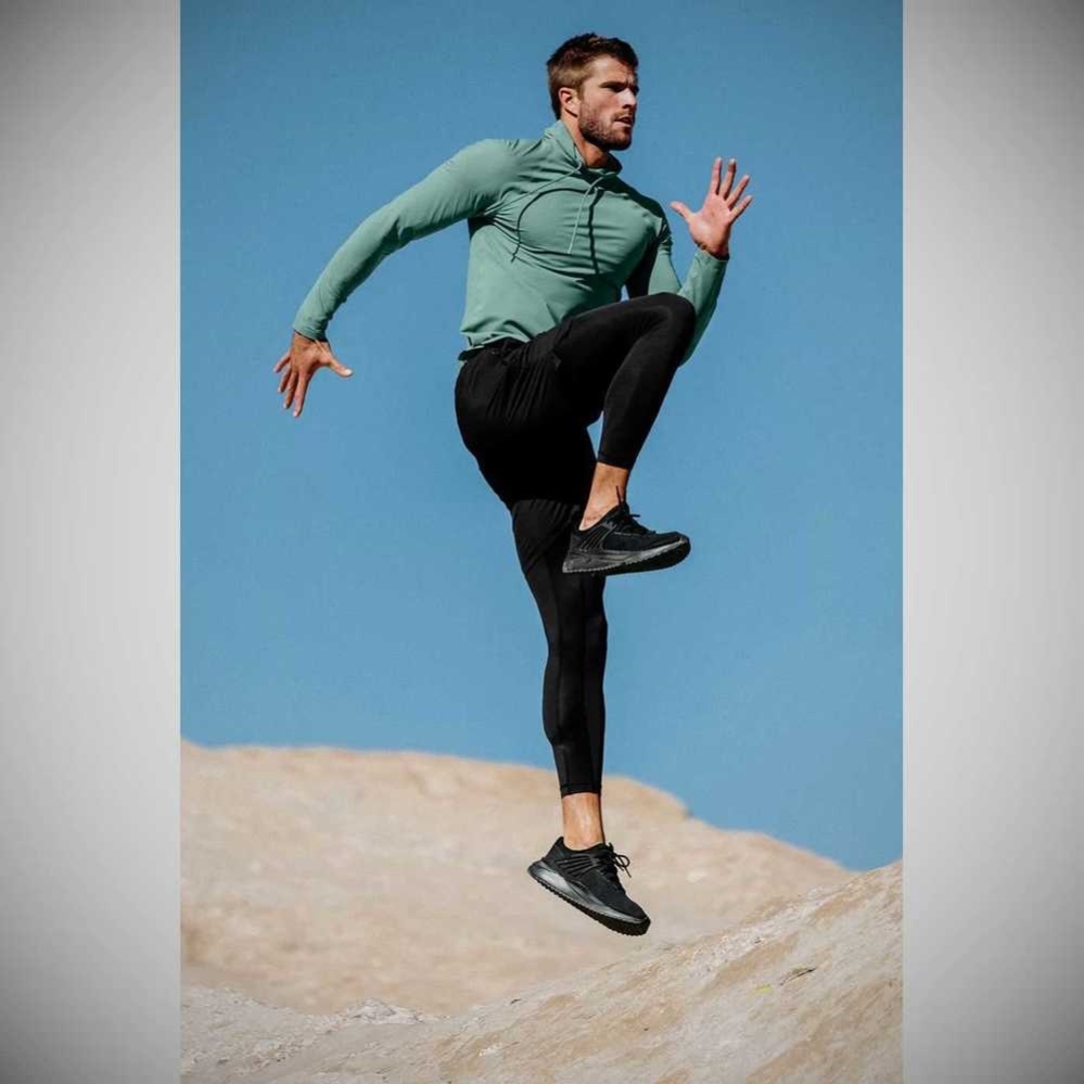 Alo Yoga Idol Mit Kapuze Runner Hoodie Herren Blau | CHJDWZ912