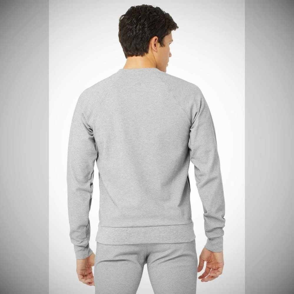 Alo Yoga Impel Sweatshirt Oberbekleidung Herren Grau | OVPILY108