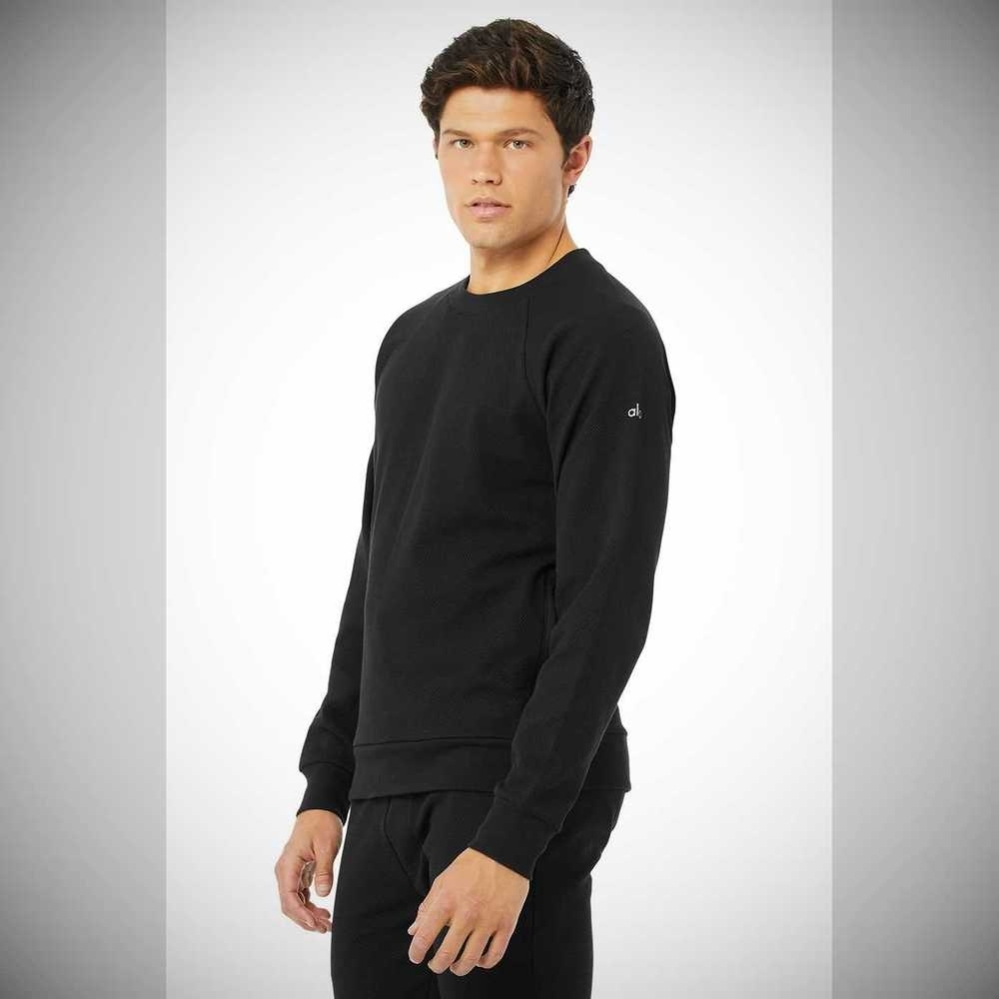 Alo Yoga Impel Sweatshirt Oberbekleidung Herren Schwarz | YREQIU327